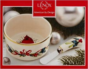 img 3 attached to 🌲 Winter Greetings Lenox Bowl Spreader