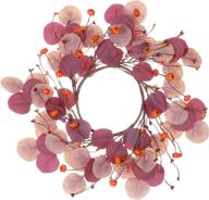 🍁 enhance your fall décor with our 15” mini artificial autumn wreath – perfect for front door, wall, window, and thanksgiving celebrations логотип