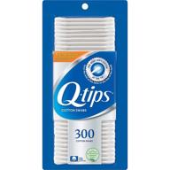 🧼 q-tips antimicrobial cotton swabs - pack of 900 (3 packs) logo