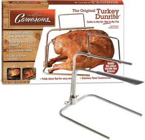 img 4 attached to Ultimate Juicy Turkey Roaster - Innovative Upside Down Stainless Steel Cooker - Retains Juices Inside Meat for a Perfectly Moist Turkey