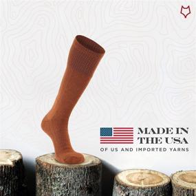 img 3 attached to Discover the Impressive FoxRiver Weather Mid Calf Coyote Brown Socks