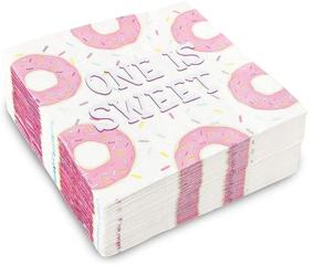 img 3 attached to Donut Birthday Party Napkins Pack