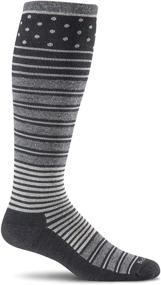 img 2 attached to Optimize Your Compression with Sockwell Women's Twister Firm Graduated Compression Socks