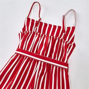 img 2 attached to 👩 PopReal Matching Fashion Mother Suspenders: Trendy Parent-Child Girls' Clothing