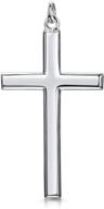 925 sterling silver unisex cross pendant by amberta logo