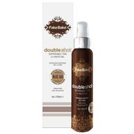 fake bake double shot espresso tan ultimate gel - равномерный темный загар без полосок - включает перчатки для легкого нанесения - 4 унции логотип