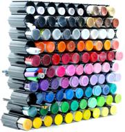 🎨 craft paint organizer: a comprehensive storage solution for 100 pcs - art supplies rack for pens, vinyl rolls - ideal craft room organizer - perfect for mandala & hex hive artworks - made in usa logo