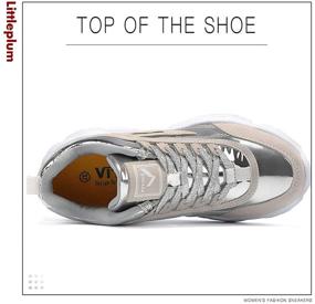 img 2 attached to Laceless Sneakers Lightweight Fashion Athletic Women's Shoes in Athletic