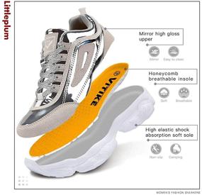 img 3 attached to Laceless Sneakers Lightweight Fashion Athletic Women's Shoes in Athletic