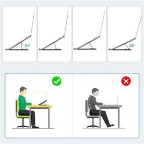 img 1 attached to TAFIQ Adjustable Ergonomic Multi Angle Compatible