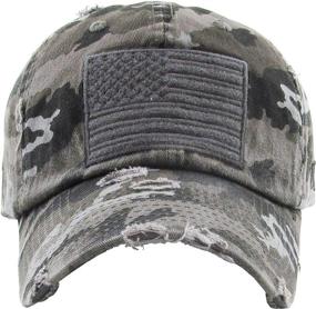 img 3 attached to 🎣 KBETHOS Tactical Operator Collection USA Fishing Mesh Ballcap: Show Your Patriotism and Style with Flag Patch America Outdoors Trucker Baseball Cap