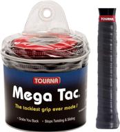 tourna mega tac extra tacky overgrip: ultimate performance 30-pack логотип