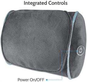 img 1 attached to 🌟 HoMedics Thera-P Shiatsu Massage Pillow: Full Body Deep Tissue Kneading for Neck, Back, Lumbar & More - 4 Rotating Nodes, Plush Soft Design
