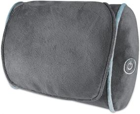 img 4 attached to 🌟 HoMedics Thera-P Shiatsu Massage Pillow: Full Body Deep Tissue Kneading for Neck, Back, Lumbar & More - 4 Rotating Nodes, Plush Soft Design