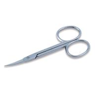 ✂️ tweezerman long lasting sharp cuticle scissors: premium nickle plated beauty tool logo