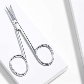 img 1 attached to ✂️ Tweezerman Long Lasting Sharp Cuticle Scissors: Premium Nickle Plated Beauty Tool