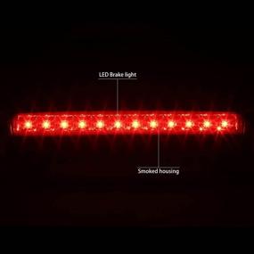 img 2 attached to Smoked LED 3Rd Third High Mount Brake Light Stop Lamp Compatible With Chevy Tahoe Suburban GMC Yukon XL GMT800 00-06