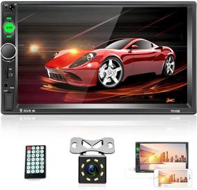 img 4 attached to Double Din Stereo Audio Receiver Car & Vehicle Electronics