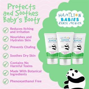 img 2 attached to 🧴 Hamilton Babies Natty Nate Soothing Booty Balm: Natural Relief for Baby's Delicate Skin - 3.3 fl oz / 98 mL