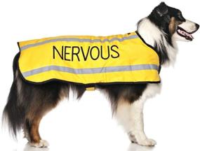 img 4 attached to 🐶 Dexil Limited Highly Visible Yellow Dog Coats in S-M M-L L-XL Sizes, featuring Waterproof Reflective and Insulated Fleece Lining - Encouraging Caution and Safety Around Your Dog