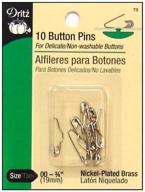 dritz 73 button pins 10 count logo