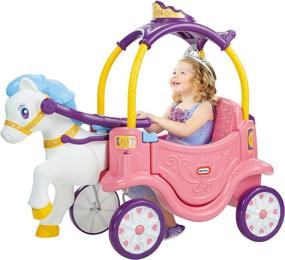 img 4 attached to 👑 Little Tikes Princess Horse Carriage: A Magical Ride Fit for Royalty