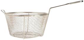 img 3 attached to 🍟 9-Inch Steel Round Wire Fry Basket by Winco FBR-9