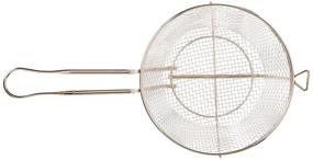 img 2 attached to 🍟 9-Inch Steel Round Wire Fry Basket by Winco FBR-9