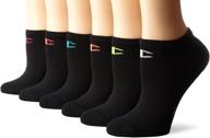 🧦 champion women's performance no show liner socks, double dry 6-pack logo