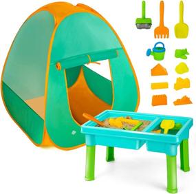 img 4 attached to Endless Fun with 🏖️ the Toddler Indoor Outdoor Activity Sandbox