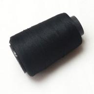 🧵 bluple professional thick weaving thread | ideal for wig making: sewing hair wefts & extensions | 1pcs black thread logo