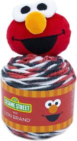 img 3 attached to 🦁 Lion Brand Yarn Sesame Street Elmo One Hat Wonder Yarn, Size