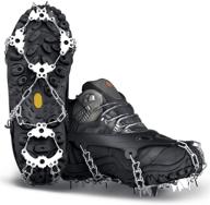 🏔️ wirezoll ice cleats - non slip climbing spikes for hiking boots and snow shoes. enhance traction with boot chains and microspikes. ideal for men and women. logo