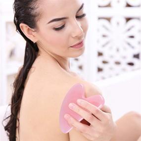 img 1 attached to 🌸 Pink Resin Gua Sha Facial Tools: Trigger Point Massager for Physical Therapy, SPA Acupuncture Therapy, and Body Relaxation - Ideal for Face, Eyes, Neck, and Body