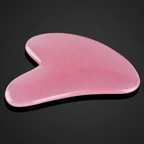 img 4 attached to 🌸 Pink Resin Gua Sha Facial Tools: Trigger Point Massager for Physical Therapy, SPA Acupuncture Therapy, and Body Relaxation - Ideal for Face, Eyes, Neck, and Body