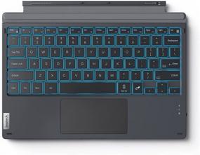 img 4 attached to 🖥️ Inateck Surface Pro 7 Keyboard: Enhanced Typing Experience with Bluetooth 5.0 and 7-Color Backlight - Compatible with Surface Pro 7/7+/6/5/4, KB02026 Black