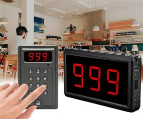 img 2 attached to Streamlined Wireless Queue Calling System: Enhance Efficiency in Restaurant/Food Truck/Clinic/Bank with Long-Range Queue Management & Number Display System (1 Display+1 Keypad)