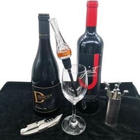 img 3 attached to 🍷 ASOG Premium Wine Aerator Pourer: Speedy Decanter for Wine Lovers (Gold)