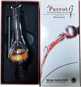 img 2 attached to 🍷 ASOG Premium Wine Aerator Pourer: Speedy Decanter for Wine Lovers (Gold)