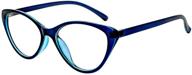 👓 women's retro cat eye near-sighted myopia glasses with distance vision logo