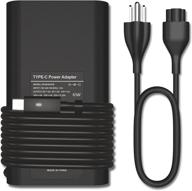 💪 powerful 65w 45w usb c type c laptop charger for dell latitude & xps series - high-quality power supply for optimal performance (dell la65nm170, 2ykof, 02ykof p28t p29t p86f) logo