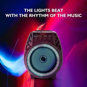 img 1 attached to EARISE D51 Portable Bluetooth Speaker with RGB Lights, 5W Stereo Sound, 7 Color Modes, TWS Dual Pairing - Ideal for Home, Office, Outdoors, and Travel