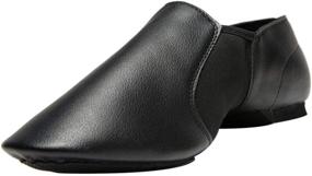 img 4 attached to 👞 Rabicos Adult Jazz Dance Shoes: Stylish Leather Slip-Ons for Women and Men