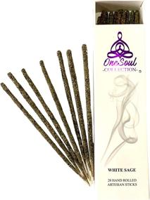 img 4 attached to 🌿 Premium Hand Rolled White Sage Incense Sticks - Aromatic Artisan Blend of 20