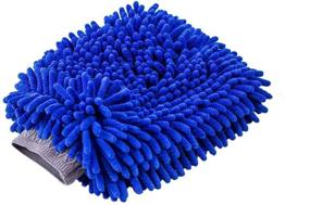 img 4 attached to Relentless Drive Car Wash Mitt - Chenille Microfiber, Scratch Free, Ultra Absorbent for Cars, Trucks, SUV, Boat & Motorcycle (Large)