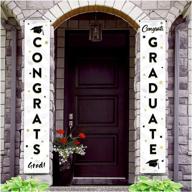 🎓 2021 graduation banner - decorations for graduation party, door or porch hanging - outdoor signs for graduation celebrations - graduation decorations & supplies logo