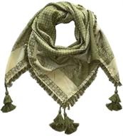 🧣 eastern traditional multicolor women's shemagh keffiyeh: vibrant scarves & wraps logo