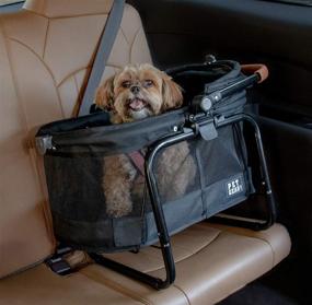 img 1 attached to 🐾 Pet Gear View 360: Ultimate Pet Carrier, Car Seat, and Booster with Mesh Ventilation - Perfect for Small Dogs & Cats!