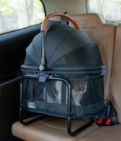 img 2 attached to 🐾 Pet Gear View 360: Ultimate Pet Carrier, Car Seat, and Booster with Mesh Ventilation - Perfect for Small Dogs & Cats!