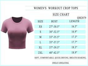 img 2 attached to 👚 CADMUS Women's Racerback Dry Fit Athletic Crop Tops - Short Sleeve Set of 3 Pieces